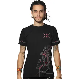 Circuit Tee — magenta front