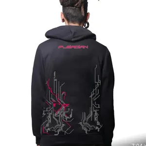 Magenta Hoodie — detail